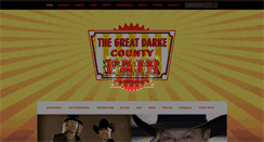 Desktop Screenshot of darkecountyfair.com